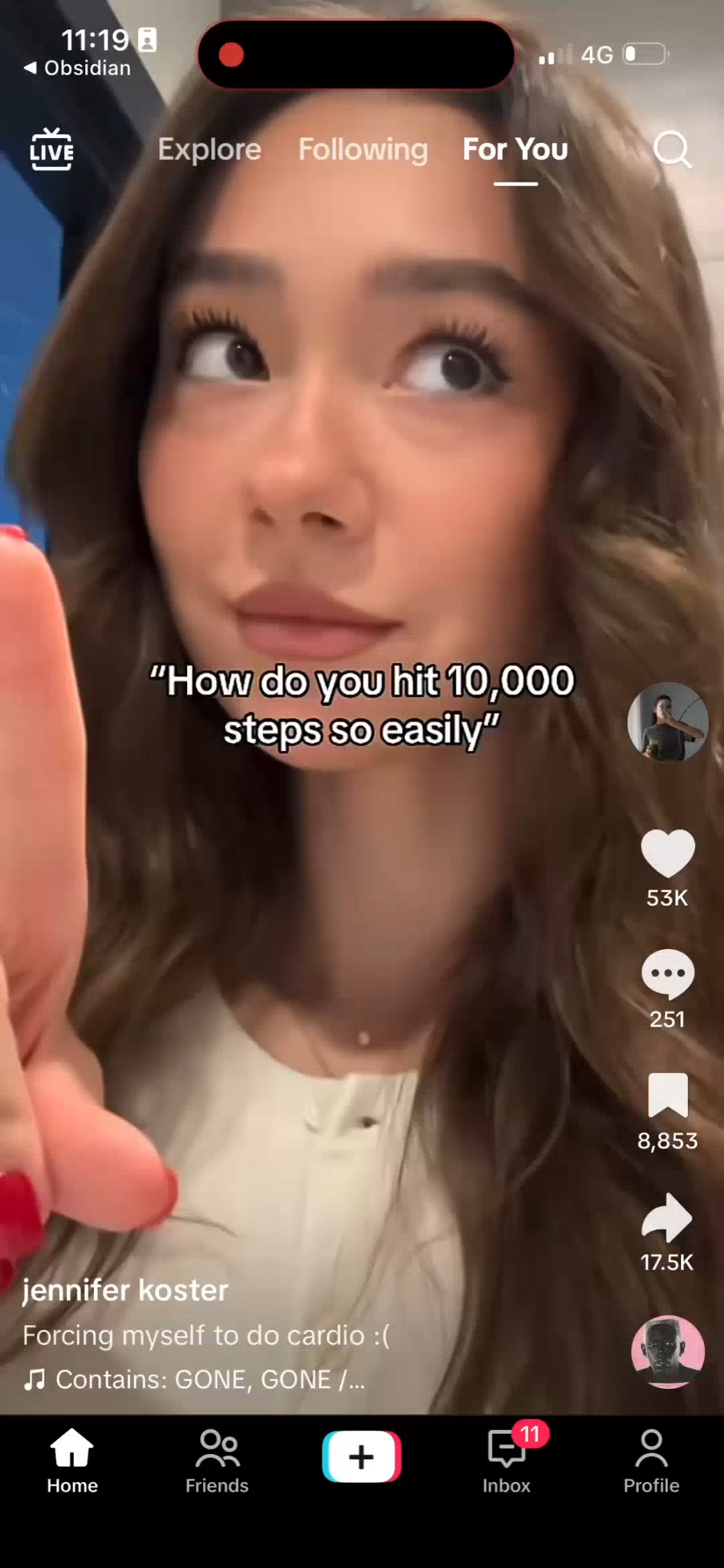 UGC creator product reaction