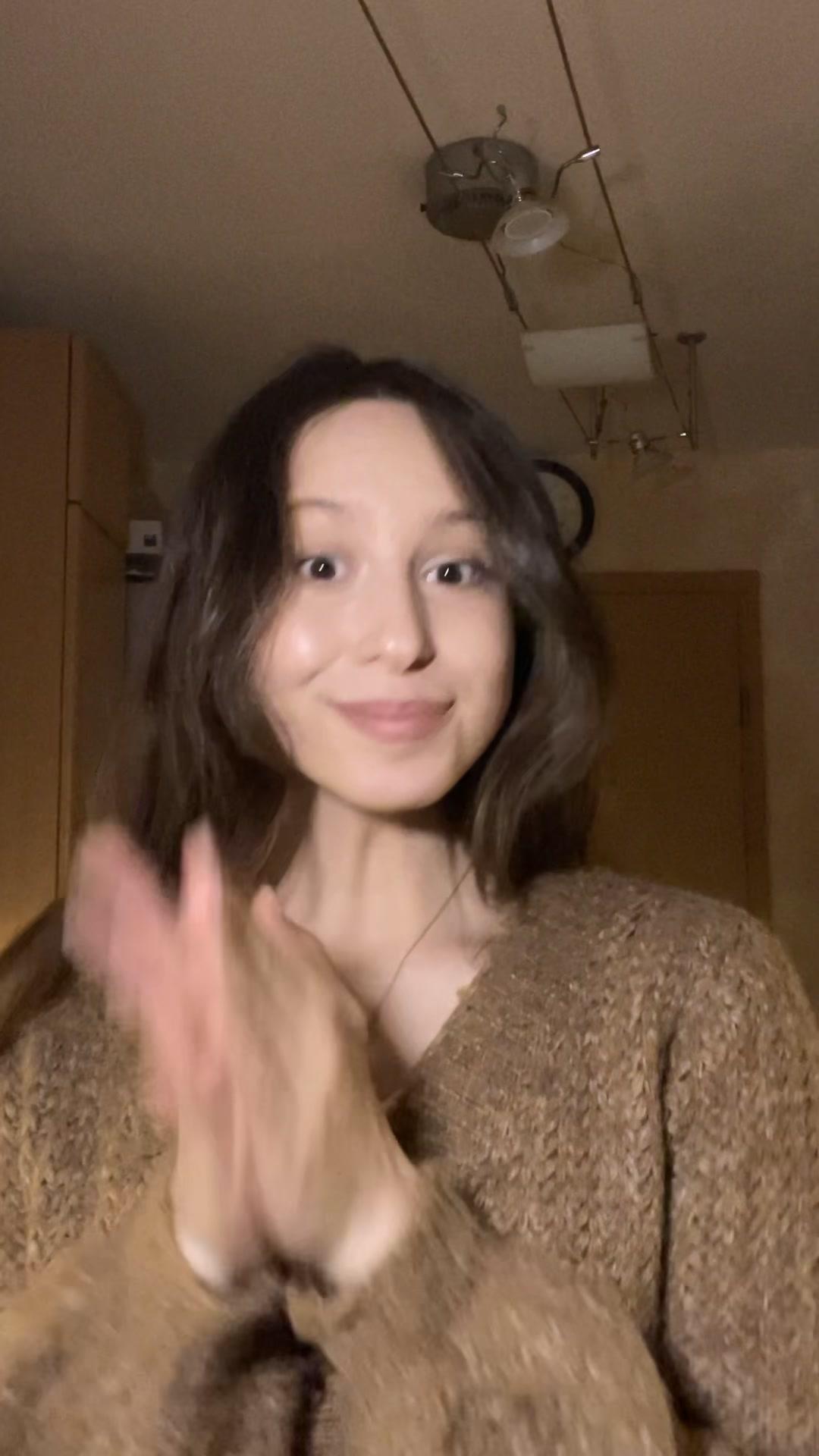 Ana's Playful and Sweet Smile